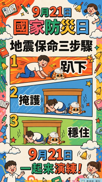 115年防災日海報圖片